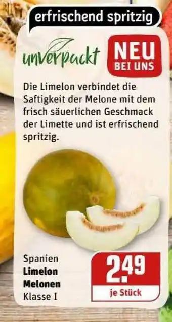 REWE Kaufpark Limelon Melonen Angebot