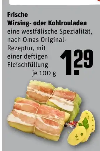 REWE Frische wirsing- oder kohlrouladen Angebot
