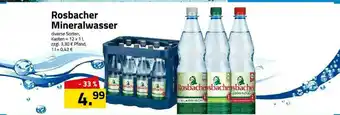 Logo Getränkemarkt Rosbacher Mineralwasser Angebot