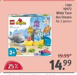 Rossmann Lego 10.4930 wilde tiere des ozeans Angebot