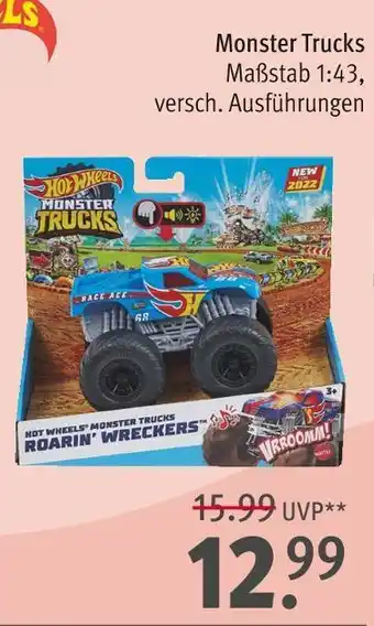 Rossmann Hot wheels monster trucks Angebot