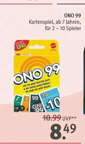 Rossmann Ono 99 Angebot