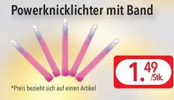 Groschen Powerknicklichter mit Band Angebot