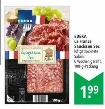 Marktkauf Edeka La France Saucisson Sec Angebot