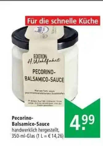 Marktkauf Pecorino Balsamico-sauce Angebot