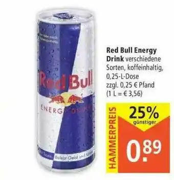 Marktkauf Red Bull Energy Drink Angebot