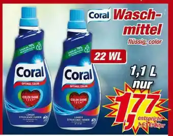 Posten Börse Coral Waschmittel Angebot