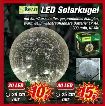 Posten Börse Kynast Led Solarkugel Angebot