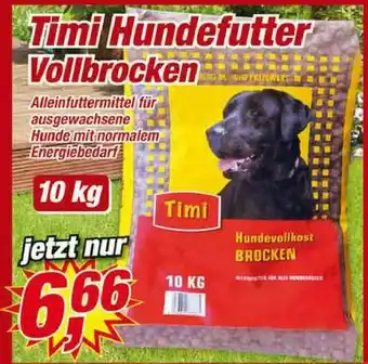 Posten Börse Timi Hundefutter Vollbrocken Angebot