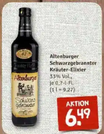 nahkauf Altenburger Schwarzgebrannter Krauter-Elixier 700ml Angebot