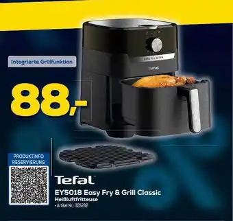 Euronics Berlet Tefal ey5018 easy fry & grill classic Angebot