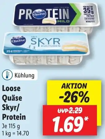 Lidl Loose Quäse Skyr/Protein 115 g Angebot