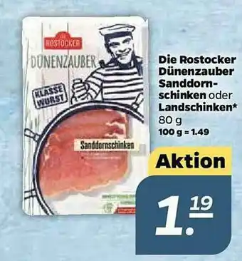 NETTO Die Rostocker Dünenzauber Sanddorm Schinken Oder Landschinken Angebot