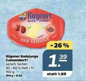 NETTO Rügener Badejunge Camembert Angebot