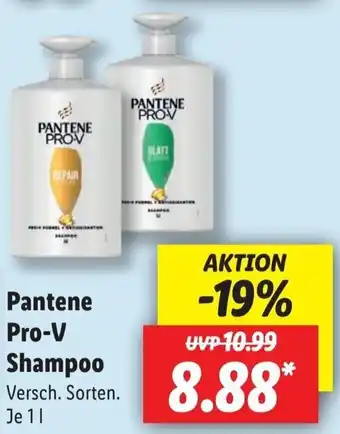 Lidl Pantene Pro-V Shampoo 1 L Angebot