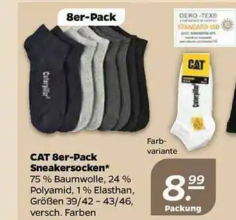 NETTO Cat 8er Pack Sneakersocken Angebot