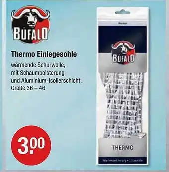 V Markt Bufalo thermo einlegesohle Angebot