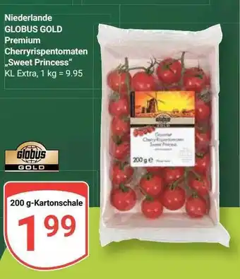 Globus Niederlande globus gold premium cherryrispentomaten „sweet princess“ Angebot