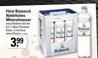 Marktkauf Fürst bismarck natürliches mineralwasser Angebot