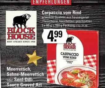 Marktkauf Carpaccio vom rind block house Angebot