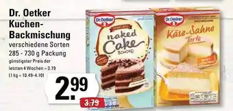 Marktkauf Dr oetker kuchen-backmischung Angebot