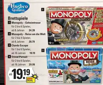 Marktkauf Hasbro gaming brettspiele monopoly Angebot