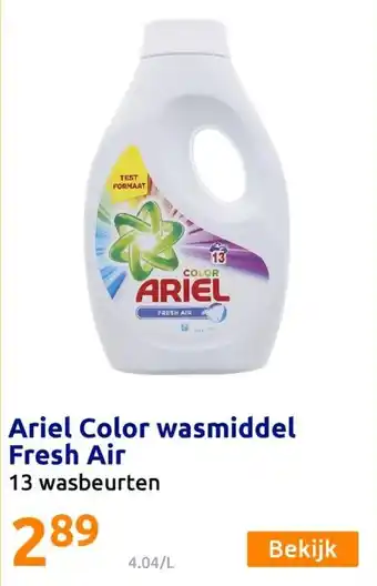 Action Ariel Color wasmiddel Fresh Air Angebot