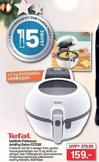 Famila Nord West Tefal heißluft-fritteuse actifry extra fz7220 Angebot