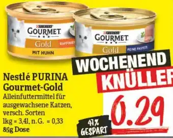 NP Discount Nestlé Purina Gourmet Gold 85g Dose Angebot