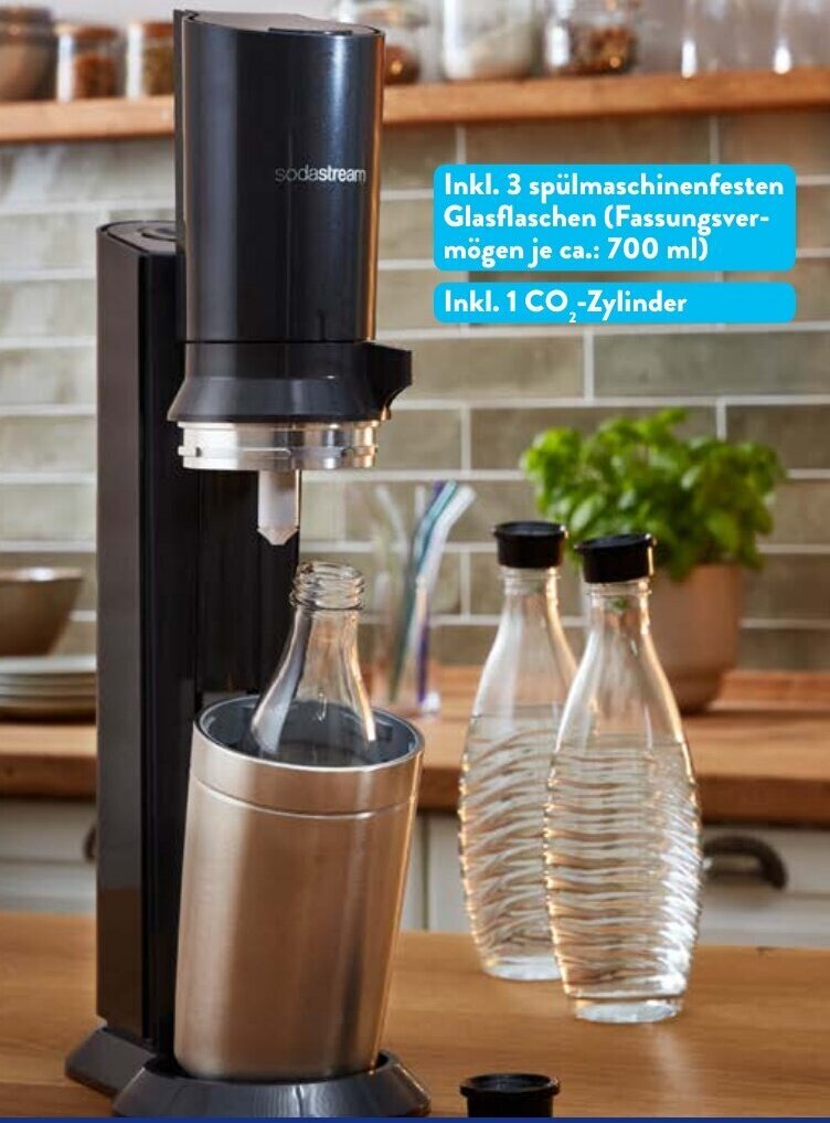 Sodastream Wassersprudler Crystal Angebot bei Aldi Süd
