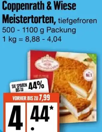 Edeka Frischemarkt Coppenrath & Wiese Meistertorten 500-1100 g Packung Angebot