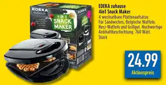 diska Edeka zuhause 4in1 Snack Maker Angebot