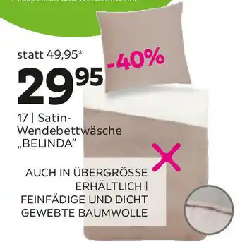 Mömax Satin Wendebettwäsche Belinda Angebot