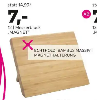 Mömax Messerblock Magnet Angebot