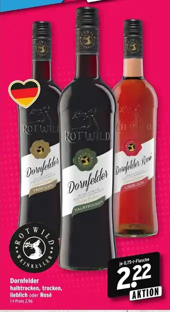 Wasgau Dornfelder Weine 1L Angebot