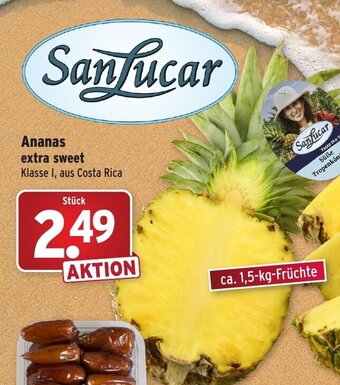 Wasgau SanLucar Ananas Extra Sweet Angebot