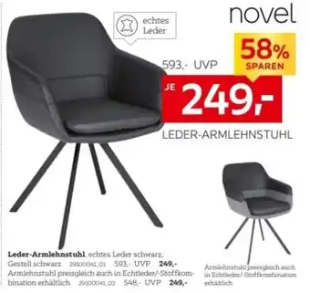 XXXLutz Novel Leder Armlehnstuhl Angebot