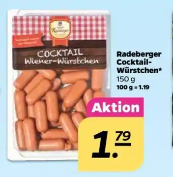 NETTO Radeberger Cocktail Würstchen 150g Angebot