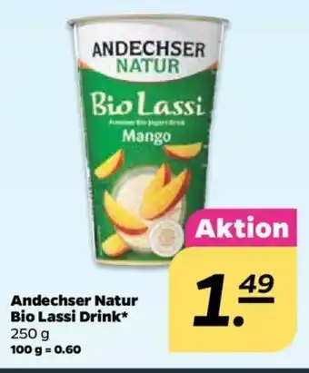 NETTO Andechser Natur Bio Lassi Drink 250g Angebot