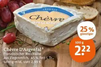 tegut Chèvre D'Argental 100 g Angebot