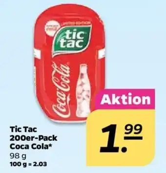 NETTO Tic Tac 200er Pack Coca Cola 98g Angebot