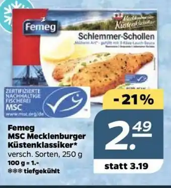 NETTO Femeg MSC Mecklenburger Küstenklassiker 250g Angebot