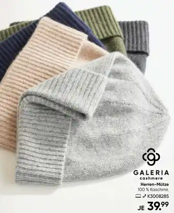 Galeria Galeria Cashmere Herren Mütze Angebot