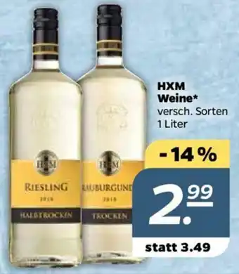 NETTO HXM Weine 1L Angebot