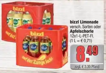 Profi Getränke Bizzl limonade oder apfelschorle Angebot