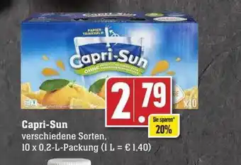 Scheck-in-Center Capri-sun Angebot