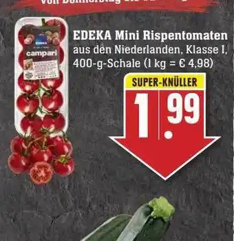 Scheck-in-Center Edeka mini rispentomaten Angebot