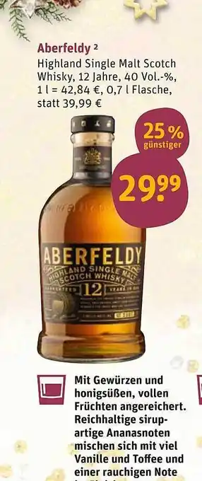 tegut Aberfeldy Angebot