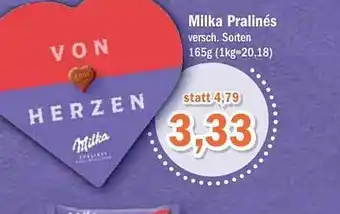 Aktiv Irma Milka pralinés Angebot