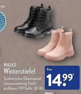 Aldi Nord Walkx winterstiefel Angebot